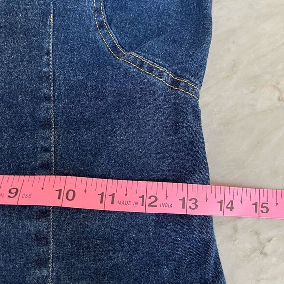A-List by Wrapper vintage denim tube stretch dress size M - Picture 6 of 7